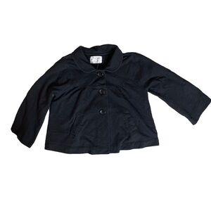 ⭐️ Streetwear Society Cropped 2/3 sleeve black blazer- size Medium